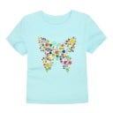 Mädchen-T-Shirt mit Schmetterling J3290 9