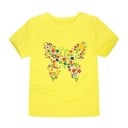 Mädchen-T-Shirt mit Schmetterling J3290 12