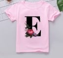 Mädchen-T-Shirt mit dem Buchstaben B1564 15