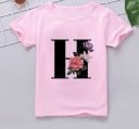 Mädchen-T-Shirt mit dem Buchstaben B1564 21