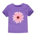 Mädchen-T-Shirt mit Blumendruck J3489 5