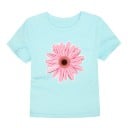 Mädchen-T-Shirt mit Blumendruck J3489 9