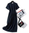 Vestido largo de mujer con bolsillos. 2