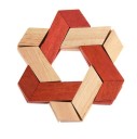 Trä 3D pedagogiskt pussel - Brain teasers 2