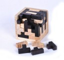 Trä 3D pedagogiskt pussel - Brain teasers 3
