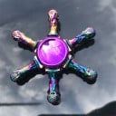 Fidget spinner duhový E72 2