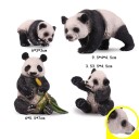 Pandafigurer 4 st 2