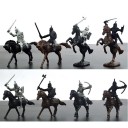 Riddarfigurer - storlek 8 cm - förpackning med 28 stycken 2