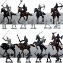 Riddarfigurer - storlek 8 cm - förpackning med 28 stycken 3