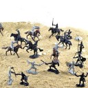 Riddarfigurer - storlek 8 cm - förpackning med 28 stycken 4