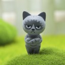 Frownande kattfigurer - 6 st. 9