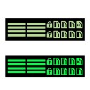 Fluorescerande bilklistermärken 2