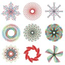 Geometriska schabloner set om 22 delar 4