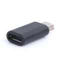 Adapter Micro USB hona till Mini USB hane Adapter för att ansluta Micro USB-kabel till enhet med Mini USB-port Liten svart design 3