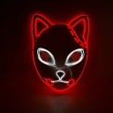 Masque lumineux de chat pour Halloween 6