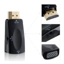 HDMI VGA-adapter hane till hona J1308 6