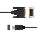 HDMI höghastighetsadapter för DVD och HDTV - 1 meter 5