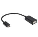 Adapter Micro USB hane till USB hona med kabel för telefon och surfplatta Längd ca 15 cm För anslutning av mus och andra USB-enheter 2