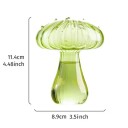 4er Set Dekovasen aus Glas 11–12 cm Farbenfrohe Designervasen in Schwammform für Trockenblumen Tischdeko 5