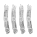 4er Set Reflektorstreifen für Fahrradspeichen 125x20 mm Reflektoren für Fahrradspeichen Festes Fahrradzubehör Sichtbarkeit Nachtsicherheit 12