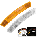 4er Set Reflektorstreifen für Fahrradspeichen 125x20 mm Reflektoren für Fahrradspeichen Festes Fahrradzubehör Sichtbarkeit Nachtsicherheit 4
