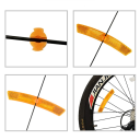 4er Set Reflektorstreifen für Fahrradspeichen 125x20 mm Reflektoren für Fahrradspeichen Festes Fahrradzubehör Sichtbarkeit Nachtsicherheit 5