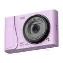 4K digitaalinen kamera 16x zoomilla 24 Mpx 2,4" näyttö kuvastabilointi kasvojentunnistus ja ajastin matkoille ja vloggaamiseen 4