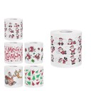 5 bucăți Hârtie igienică de Crăciun 10 x 10 cm 2 straturi Set cu motive de Crăciun Servetele de hârtie colorate Produse pentru bucătărie Acasă Decorațiuni festive 1