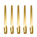 5 bucăți lingurițe din oțel inoxidabil 12,3 x 1,6 cm Lingurițe strălucitoare și rezistente din oțel inoxidabil Tacâm elegant pentru acasă Accesorii de bucătărie 4