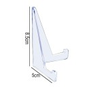 5 darab XL méretű akril állvány készlet 8,5 x 5 cm átlátszó dekorációs és kiállító állványokhoz 2
