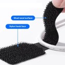 5 darabos újrahasználható nylon kábelrendező öntapadó tépőzáras szett 4