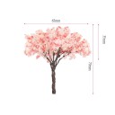 5 db 65 x 70 mm Sakura fa Miniatűr virágzó fák diorámákhoz és modellezett tájakhoz 3