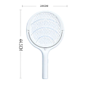 5-in-1 Electric Mosquito Racket with Fast Charging Adjustable Battery Lamp for Flies and Bedbugs Safe Isolated Repellent 6