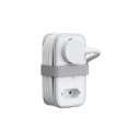 5-in-1 Steckdosenleiste mit 2 Steckdosen und 3 USB-Ports Schuko und EURO 2 USB-A und 1 USB-C Kabel 1,11 m für Haushalt, Büro und Reisen 2