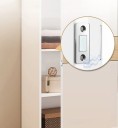 5 kpl Magneettikiinnikkeet kaappeihin 42 x 17 x 4 mm Piilotettu Lukko Laatikoille Oville Käytännöllinen Ilman Porauksia 5