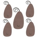 5 kpl puhdistusliinoja 17 x 33 cm narulla 81 cm saksofonille klarinetille trumpettia huilua pikololle oboelle Puuvillakangas Yleinen tarvikkeet 3