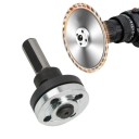 5 ks Univerzálna upínacia sada pre vŕtačku Pre skľučovadlo 10 mm Adaptér s hrotom Príruby Podložka Servisné kľúče Montáž brusných kotúčov 2