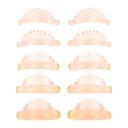 5 Paare Silikonunterlagen für Wimpernlifting XS-XL 3D Applikatoren halbrunde Schale Professionelles Wimpernlifting Set 10 Stück 6,5 x 6,5 cm 14