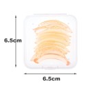 5 paia di cuscinetti in silicone per laminazione ciglia XS-XL 3D applicatori a conchiglia semicircolare Set professionale di lifting ciglia 10 pezzi 6,5 x 6,5 cm 5