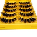 5 paires de cils en vison artificiel Cils longs Cils adhésifs naturels 18