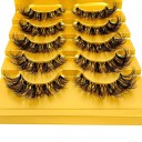 5 paires de cils en vison artificiel Cils longs Cils adhésifs naturels 30