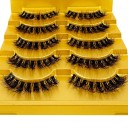 5 paires de cils en vison artificiel Cils longs Cils adhésifs naturels 7