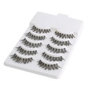 5 paires de faux cils autocollants Cils en plastique volumineux Ensemble de longs cils en plastique 2