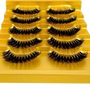 5 Pairs of Artificial Mink Lashes Long False Eyelashes Natural Adhesive Lashes 31