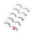 5 Pairs of False Adhesive Eyelashes Artificial Volume-Enhancing Long False Eyelashes Set 3