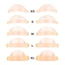 5 párů silikonové podložky na laminaci řas XS-XL 3D aplikátory 10 ks 6,5 x 6,5 cm 4
