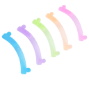 5 pcs Bastão de silicone para lifting de pestanas Acessório macio e flexível para permanente de pestanas Fixação e modelação de pestanas enroladas Bastões coloridos 2