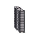 5 pcs Cartes prototypes à double face 2 x 8 cm PCB noir Épaisseur 1,6 mm Pas de trous 2,54 mm Électronique DIY 1