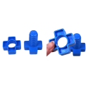 5 pcs Children's Plastic Screws 5 x 4 cm Building Blocks with Screw and Nut Educational Toy Motor Skills Development Random Colours 5