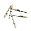 5 pcs Dental Cone Polishing Brush Made of Goat Hair for Micromotor Soft Brush for Polishing Natural and Ceramic Teeth 2